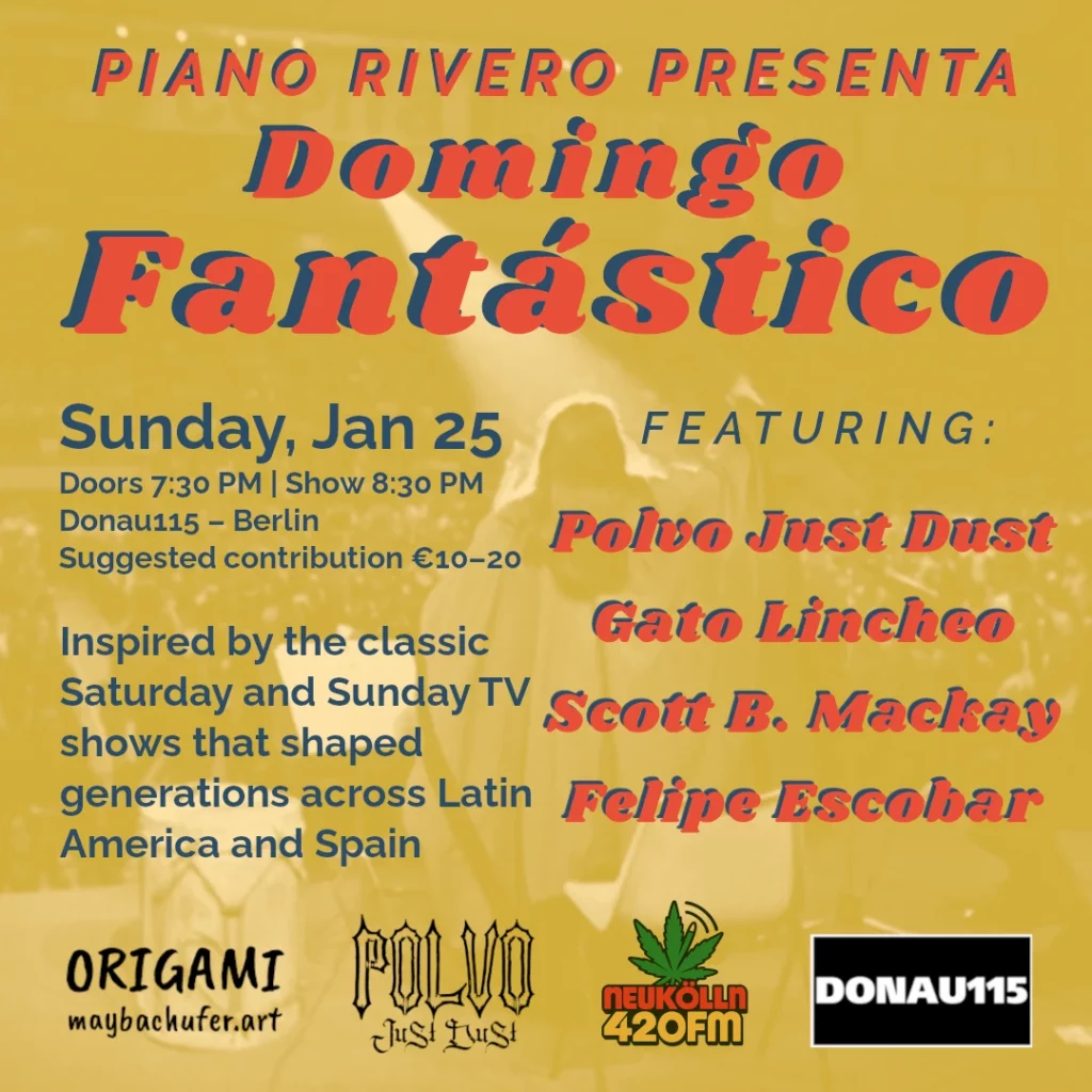 Flyer Domingo Fantástico - Enero 2026